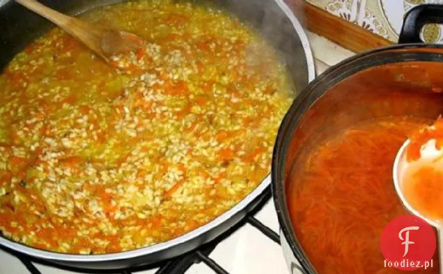 Szybkie Risotto z marchewką i fetą