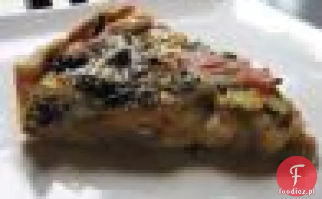 Quiche ze szparagami i grzybami