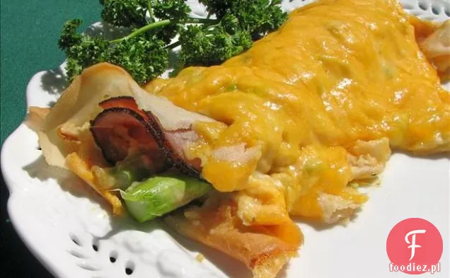 Kurczak Na Parze Z Limonką I Papryką Ze Szparagami Glazurowanymi