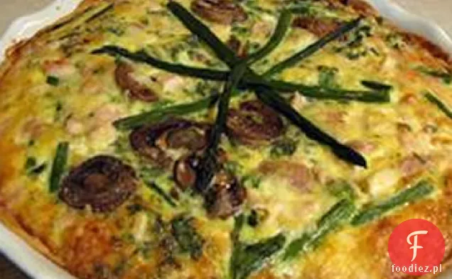 Quiche Z Kurczaka Ze Szparagami