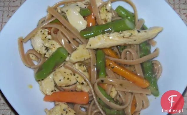 Prażone szparagi z lawendą, cytryną i czosnkiem