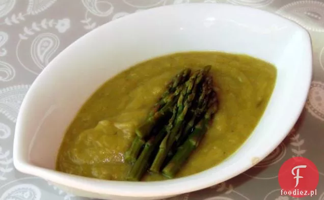 Zupa szparagowo-porowa