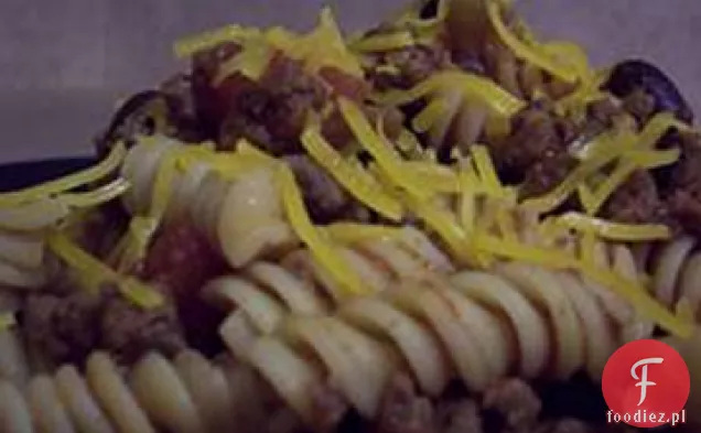 Taco wołowina i makaron