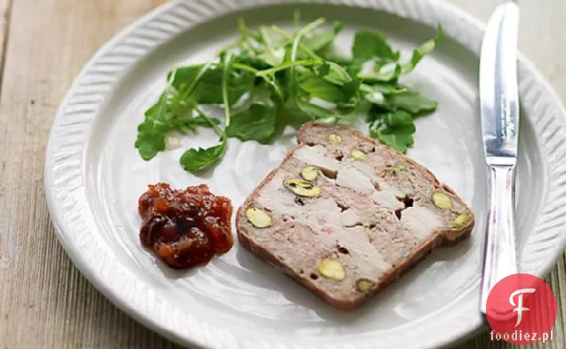 Przepis na Terrynę z kurczakiem, wieprzowiną i pistacjami