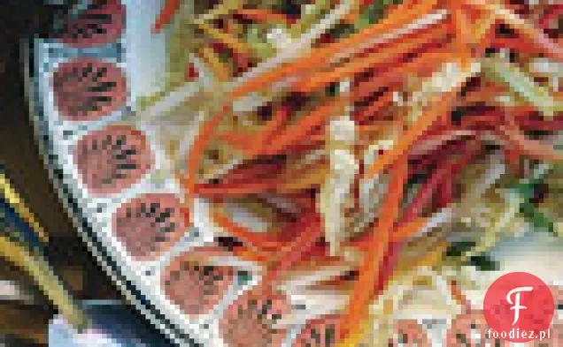 Marchew kapusta Slaw z kminkiem Vinaigrette