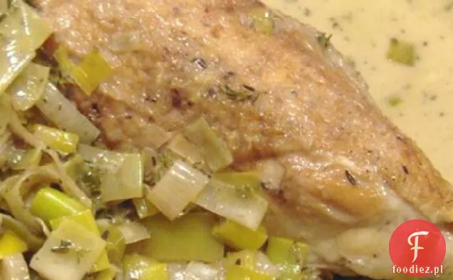 Kurczak I Pory Z Creme Fraiche