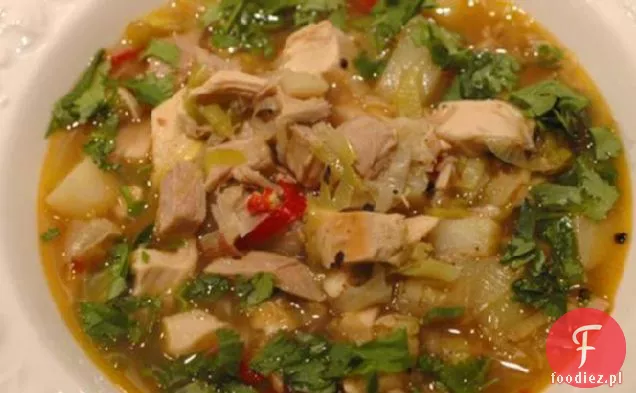 Pikantna Zupa Jarzynowa Z Kurczaka
