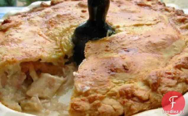 Ciasto Z Kosami......albo kurczak, Por i placek ziemniaczany!