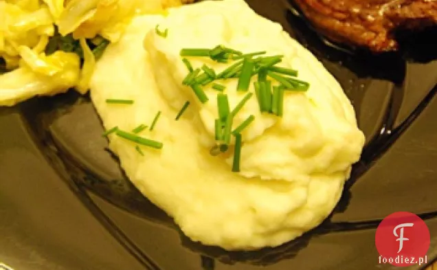 Puree ziemniaczane i pory z tymiankiem
