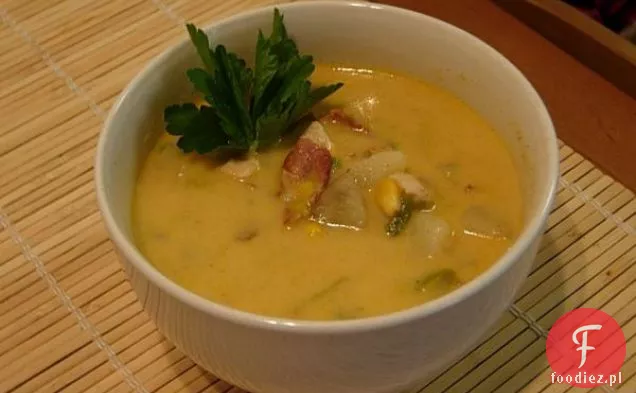 Zupa Z Kurczaka W Stylu Tajskim