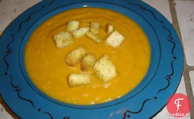 Krem z zupy ze słodkich ziemniaków (Crema Di Papata Dolci e Gabretti)