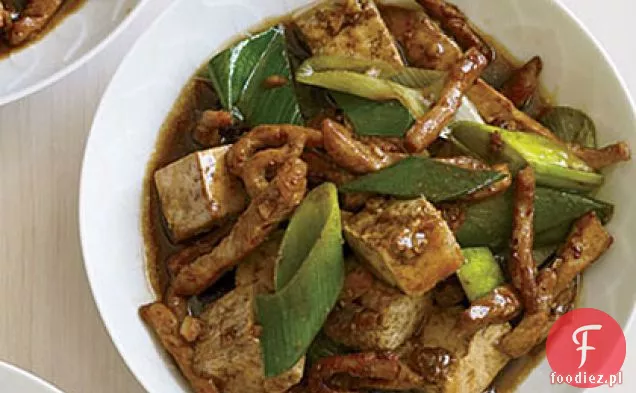 Wieprzowina i tofu Stir-Fry
