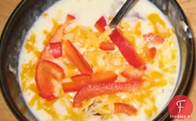 Krem z cebuli i zupy ziemniaczanej