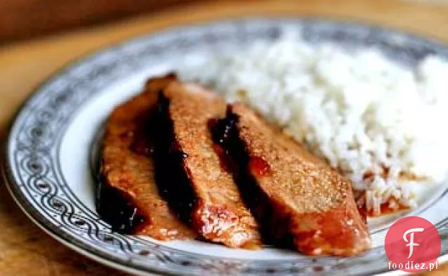 Grillowana polędwiczka wieprzowa z pomarańczową marmoladą