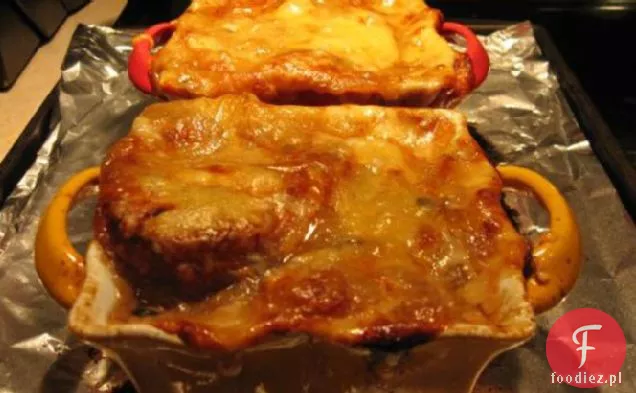 Zupa cebulowa Jacques Pepin Gratinee