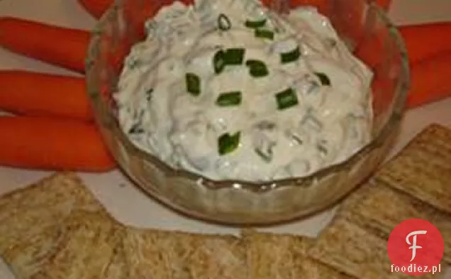 Dip z zielonej cebuli II