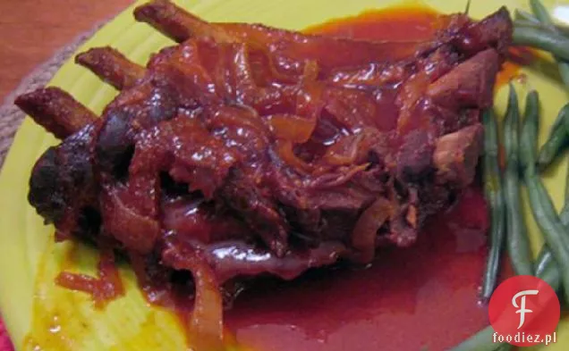 Wolno gotowane żeberka BBQ (do garnka crock)