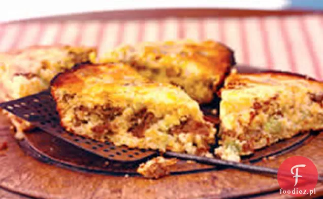 Kiełbasa Cornbread Bake