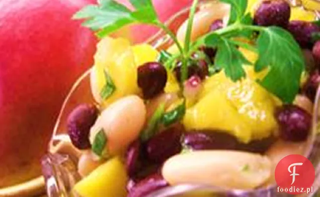 Sałatka z dwóch fasolek i Mango