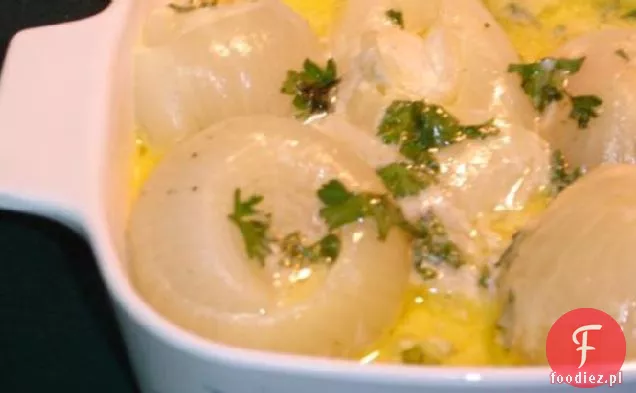 Pieczona Cebula Z Kwaśną Śmietaną