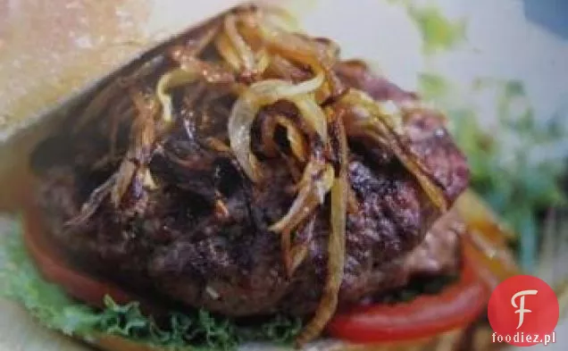 Słodkie cebulowe burgery BBQ