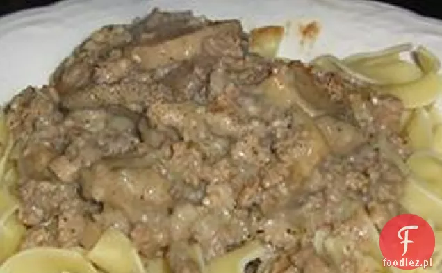 Lazygirl ' s Ground Turkey Stroganoff