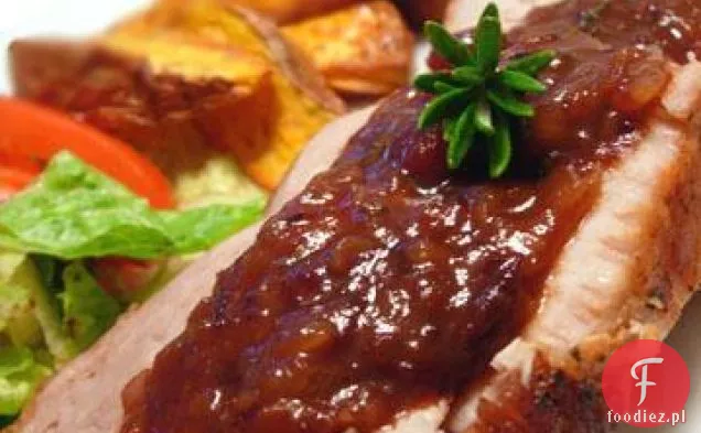 Polędwiczki wieprzowe w sosie Balsamiczno-żurawinowym