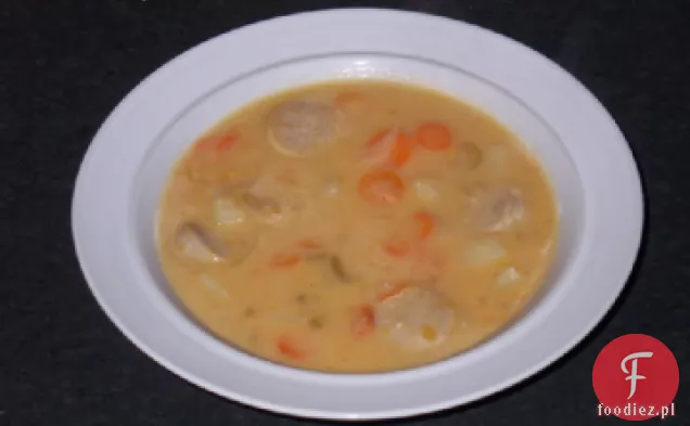 Bachory i piwo Cheddar Chowder