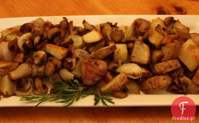 Rosyjskie Ziemniaki Pieczone Z Pieczarkami