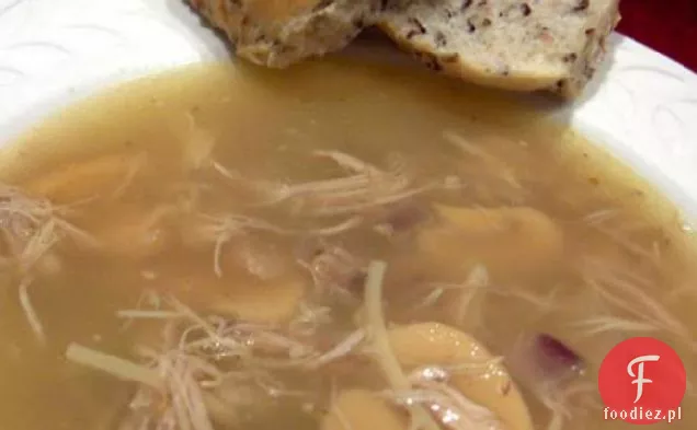 Zupa Z Kurczaka Z Pieczarkami
