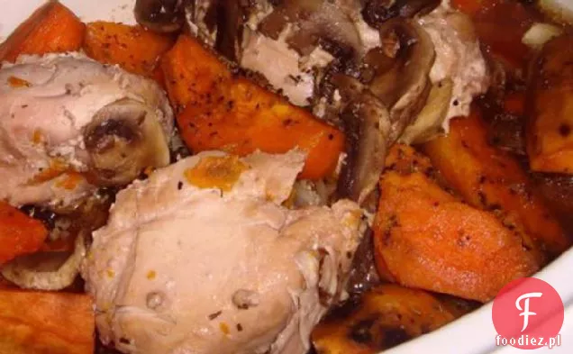 Gulasz Z Kurczaka I Słodkich Ziemniaków Crock Pot