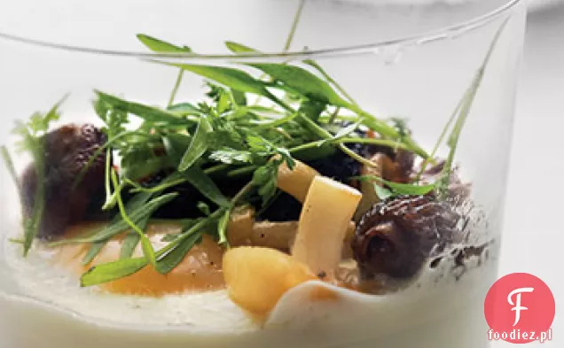 Jajka z dzikimi grzybami i Creme Fraiche