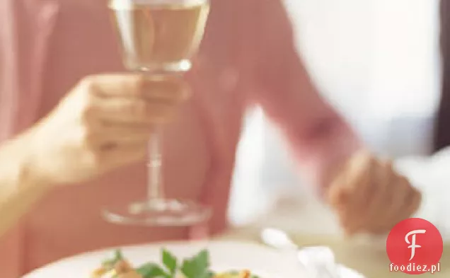 Kurczak smażony z szalotką-winegret ziołowy