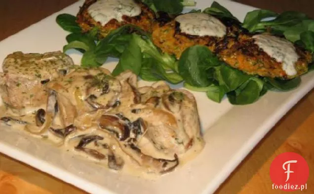 Pork Aux Champignons (Wieprzowina Francuska Z Pieczarkami)