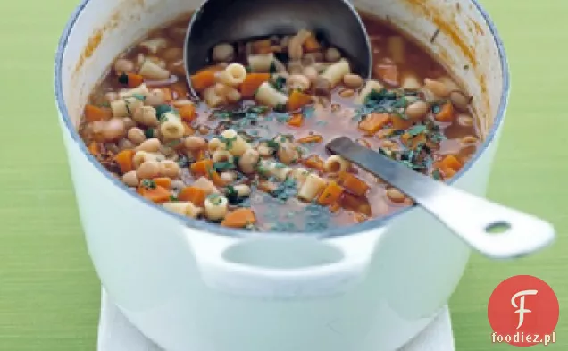 Zupa fasolowo-makaronowa