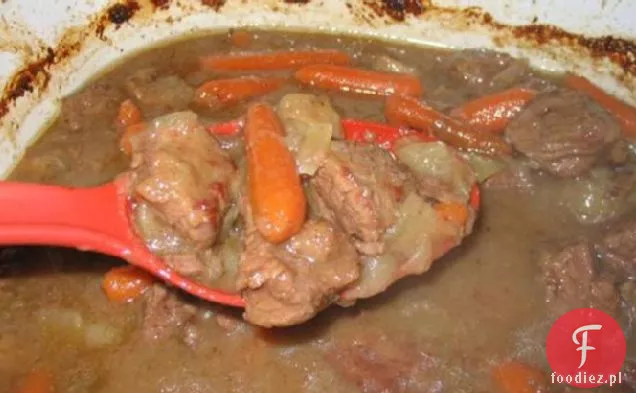 Pieczona wołowina w sosie piwnym po Belgijsku