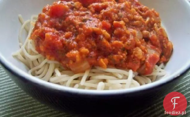 Wegańskie Spaghetti Bolognese