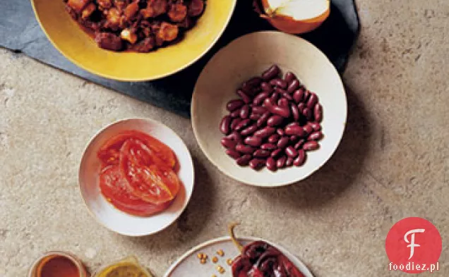 Rozdrobniona wieprzowina w czerwonym Chili