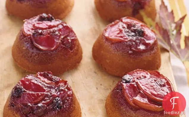 Mini Pear and Blueberry Spice Cakes