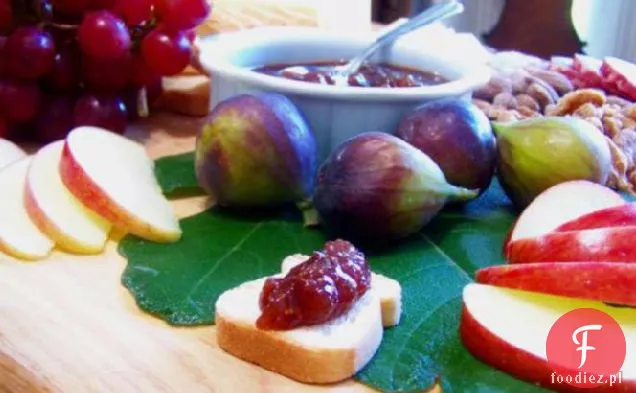 Świeże figi i imbir Chutney z Auberge