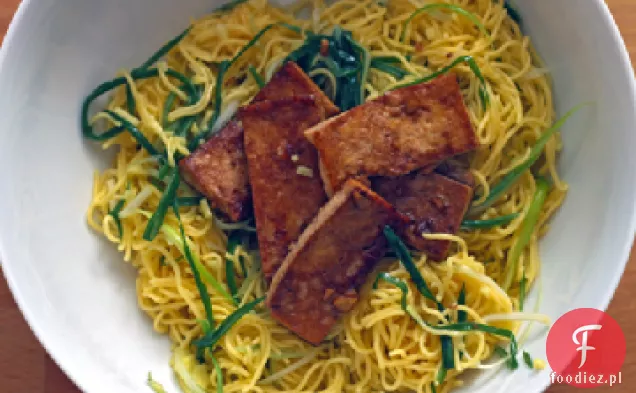 Makaron imbirowo-Scallion Momofuku z tofu