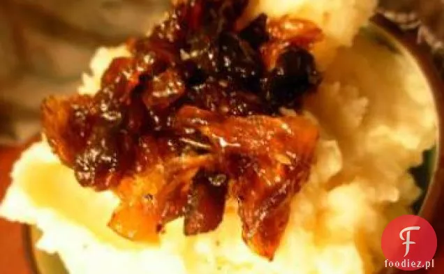 Chrzan Puree Ziemniaczane Z Karmelizowaną Cebulą
