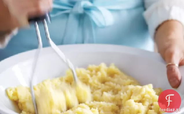 Puree z ziemniaków, pasternaku i oleju ziołowego
