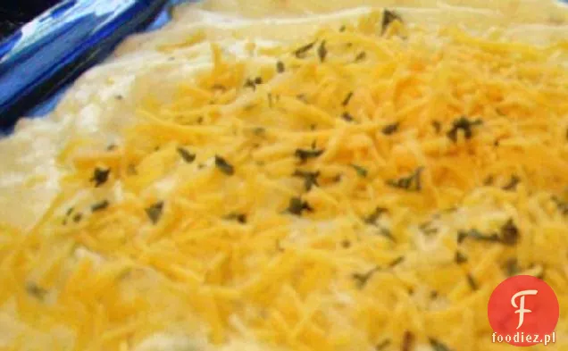 Kremowa Zapiekanka Ziemniaczana Z Puree Czosnkowym