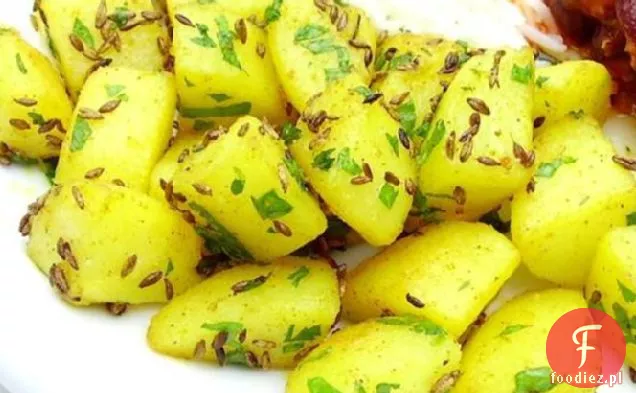 Ziemniaki Z Kminkiem Indyjskim (Jeera Aloo )