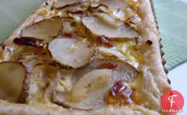 Tarta z boczkiem, ziemniakami i serem