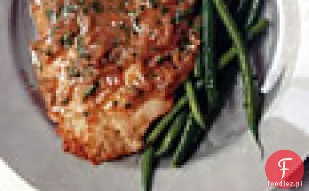 Kotlety z indyka w sosie anchois-maślanym