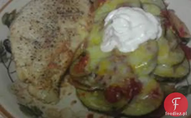 Salsa kurczak i ziemniaki paczki