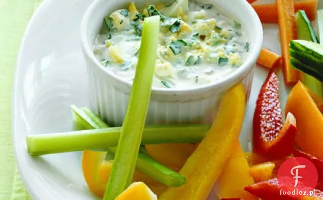 Herbed Dip jogurtowy z jajkami i szalotki