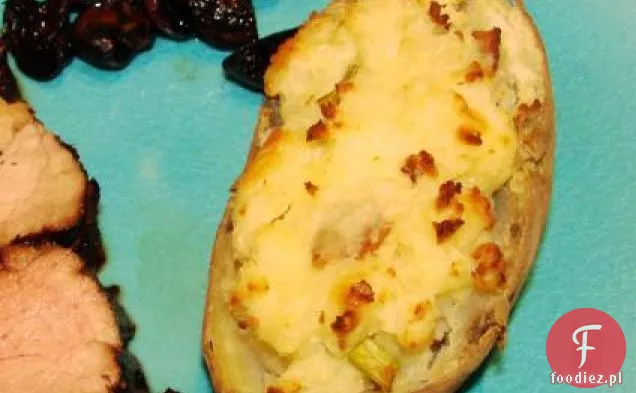 Deluxe faszerowane pieczone ziemniaki (nie dla dietetyków!!)